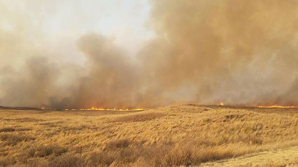 March 6 fire on the plains.